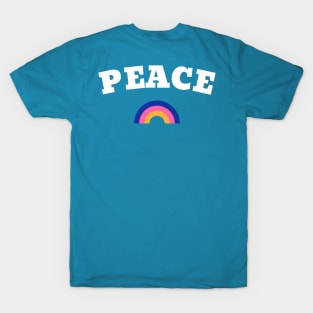 Peace Rainbow Retro T-Shirt